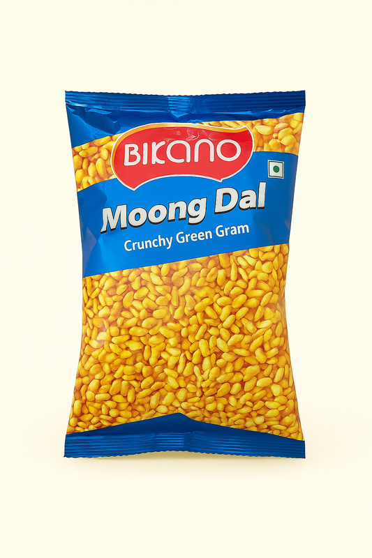 Bikano Moong Dal 150 g – Buy Online Crispy Indian Fried Lentil Snack for Tea-Time and Chaats