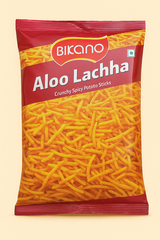 Bikano Aloo Lachha 150 g – Buy Online Crispy Indian Potato Snack for Tea-Time and Chaats