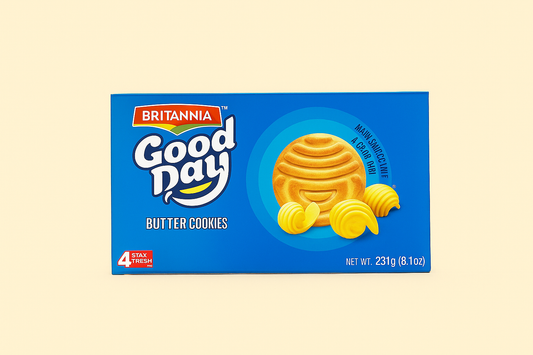 Britannia Good Day Butter Cookies 216g – Classic Indian Tea Biscuits