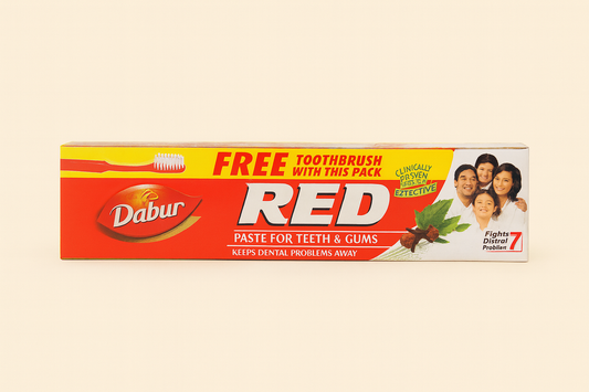 Dabur Red Toothpaste 100 g – Buy Online Ayurvedic Toothpaste for Strong Teeth and Healthy Gums