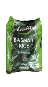 Laila Basmati Rice 20kg