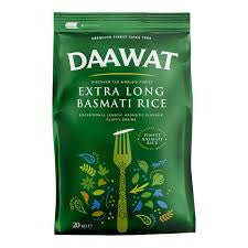 Dawaat Extra Long Basmati Rice 20kg