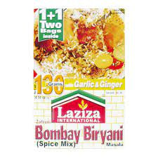 Laziza – 130 g Zafroni Bombay Biryani mit Ingwer und Knoblauch