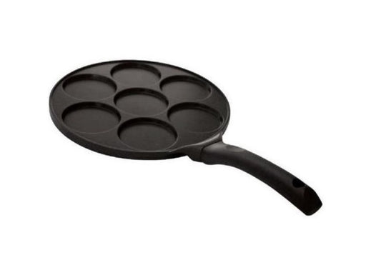 7-Hole Pancake Pan – 26 cm Granite Coating, Induction Compatible & Dishwasher Safe