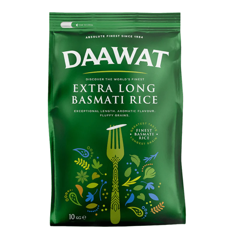 Dawaat- 10kg Extra Long Basmati Rice