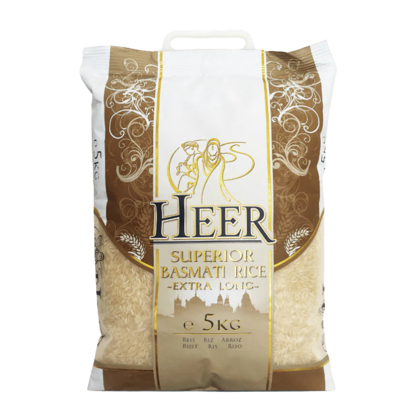 Heer Basmati Rice Extra Long 5kg