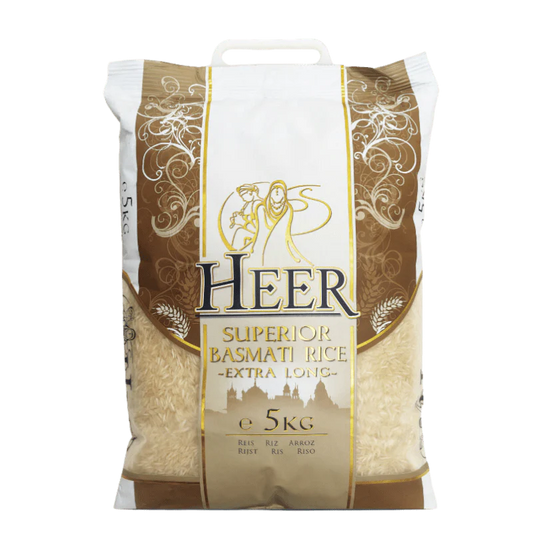 Heer Basmati Rice Extra Long 5kg