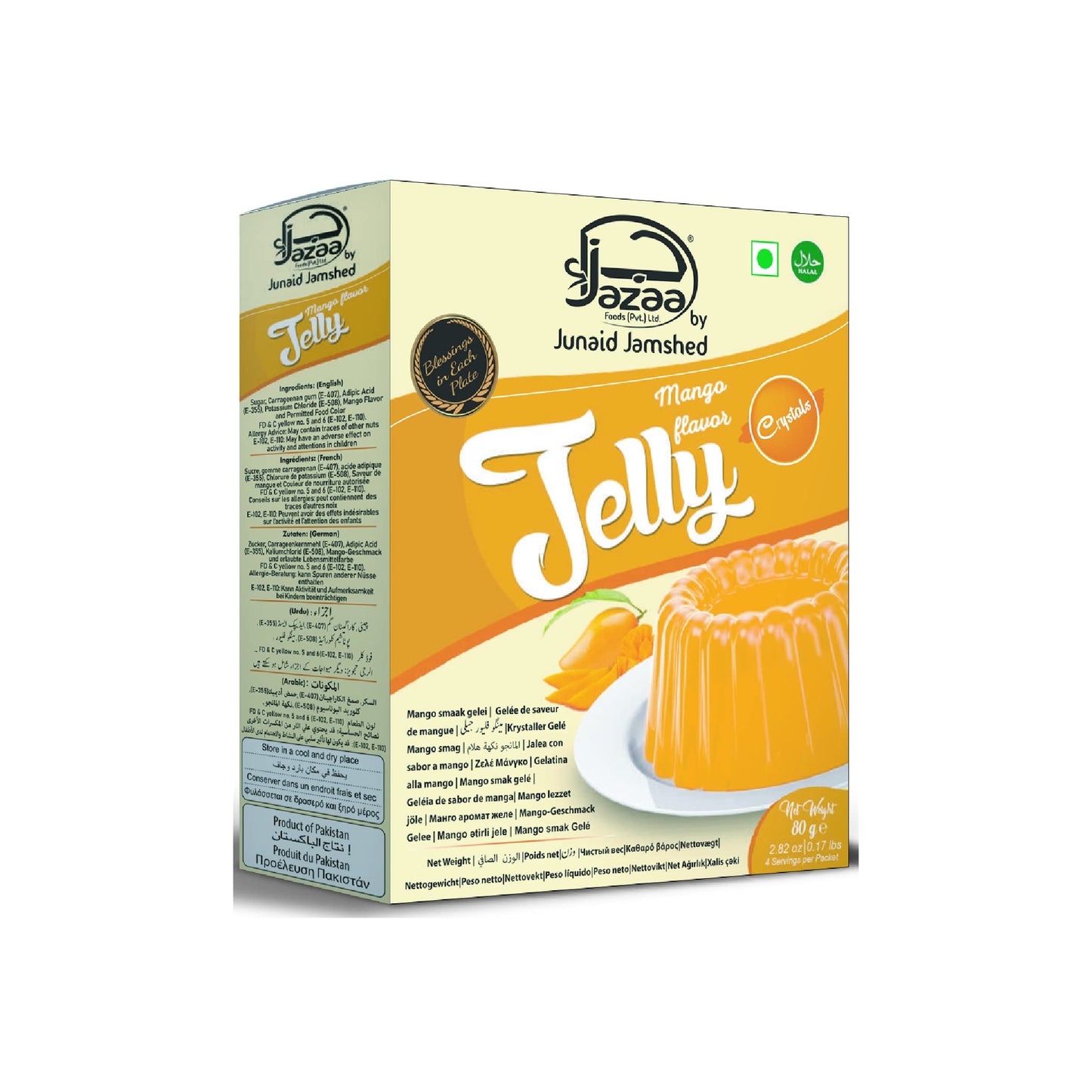 Jazaa - 80g Gelee mit Mangogeschmack