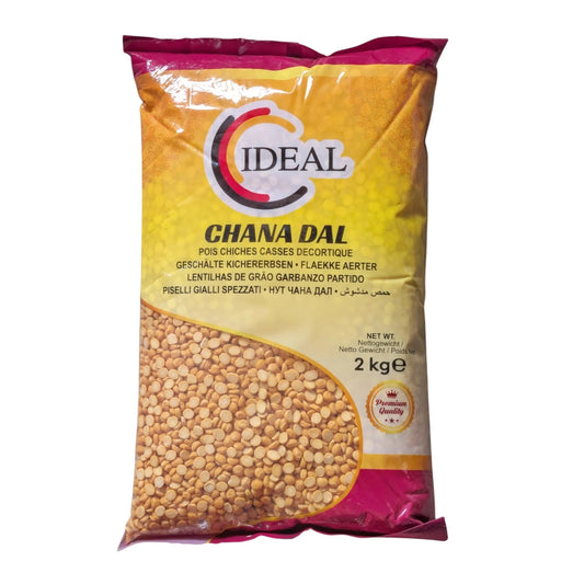 Ideal Chana Dal 2 kg – Buy Online Premium Split Chickpeas for Curry, Dal and Healthy Indian Cooking